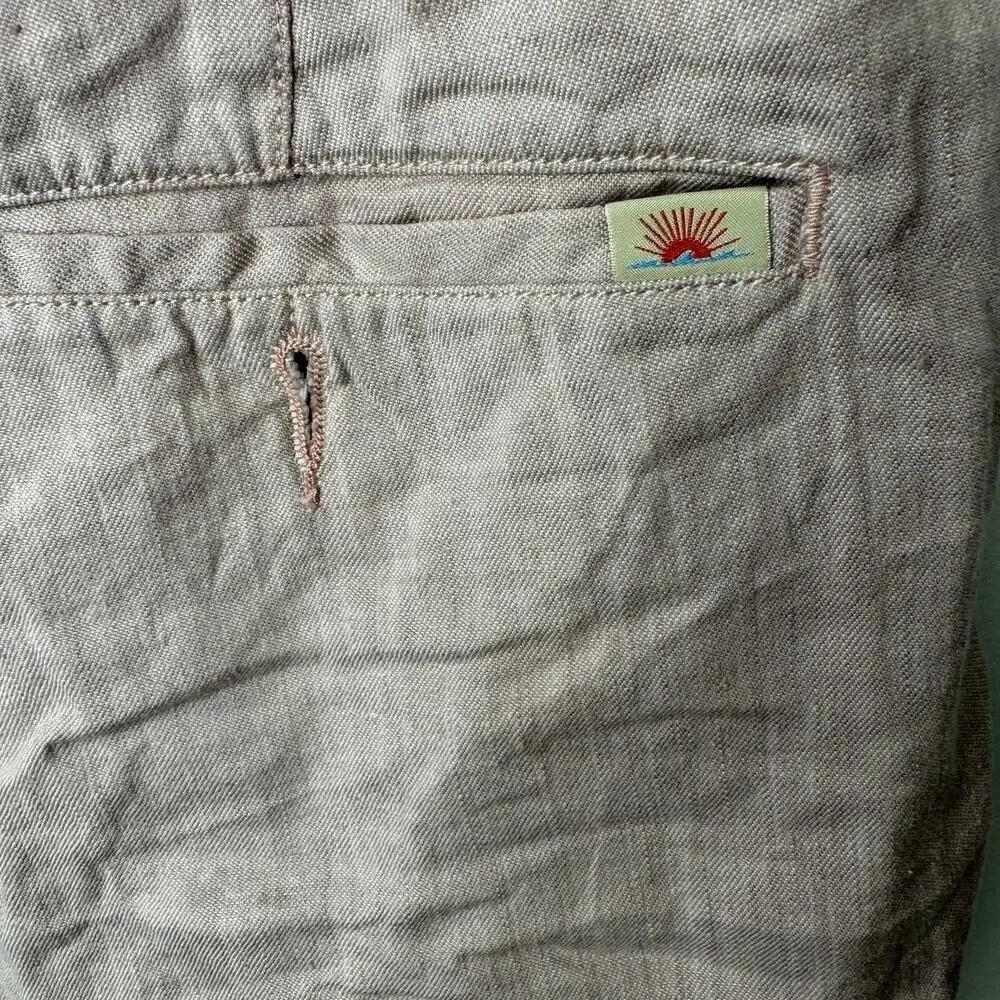 Faherty Men's Tradewind Linen Blend Shorts Size 35
